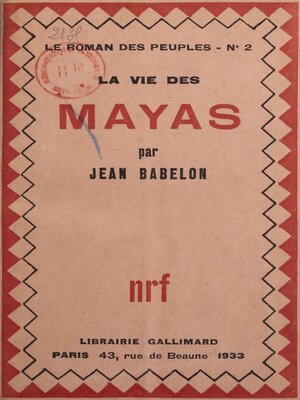 cover image of La vie des Mayas